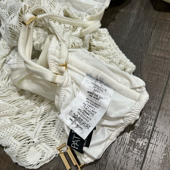 PATBO crochet top and skirt set in ivory - Picture 8 of 8